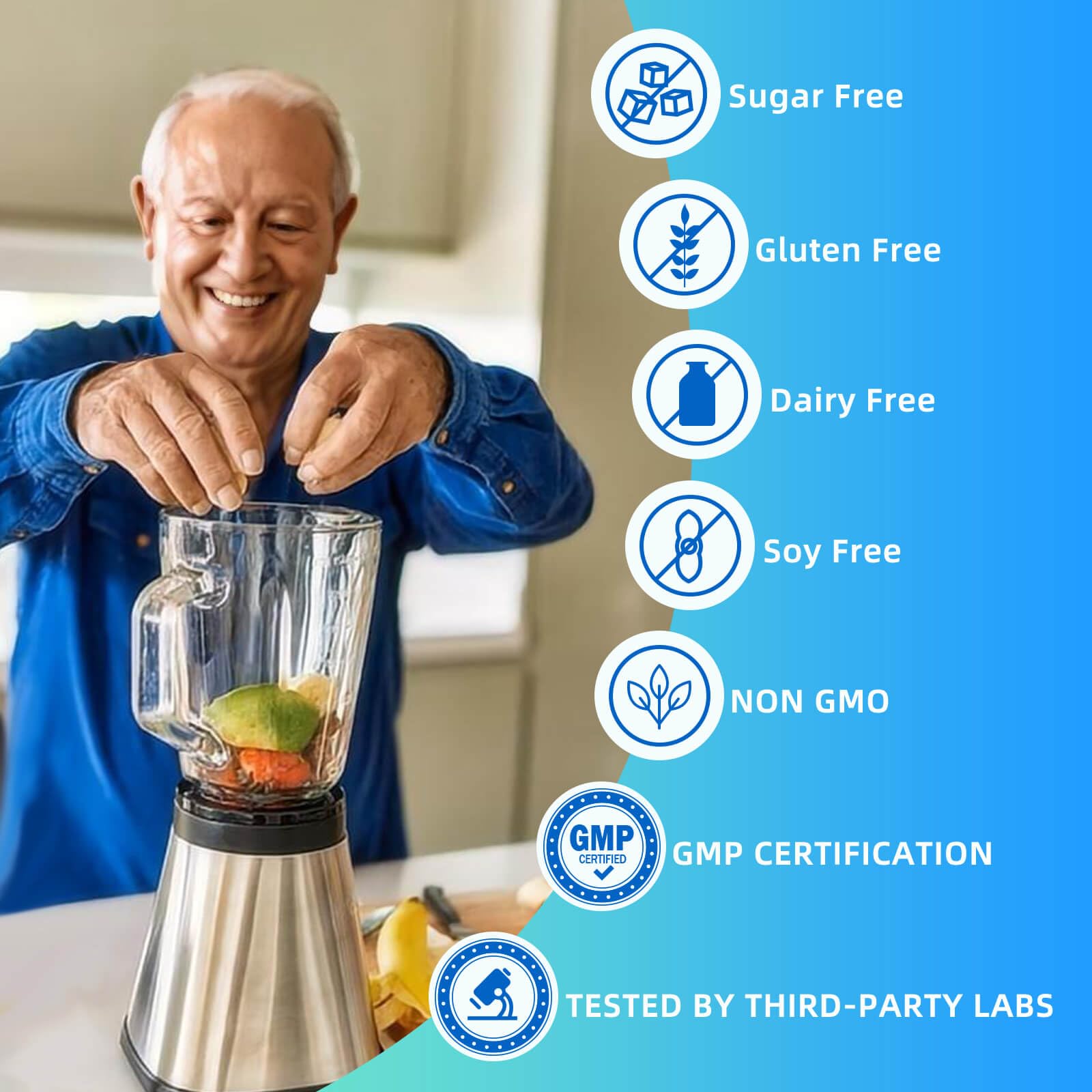 ZEBORA Probiotics for Men 100 Billion CFU - Probiotics for Digestive Health, Men's Probiotics Supplement, Prebiotics & Enzymes, for Prostate Health with Saw Palmetto | 90 Veg Capsules