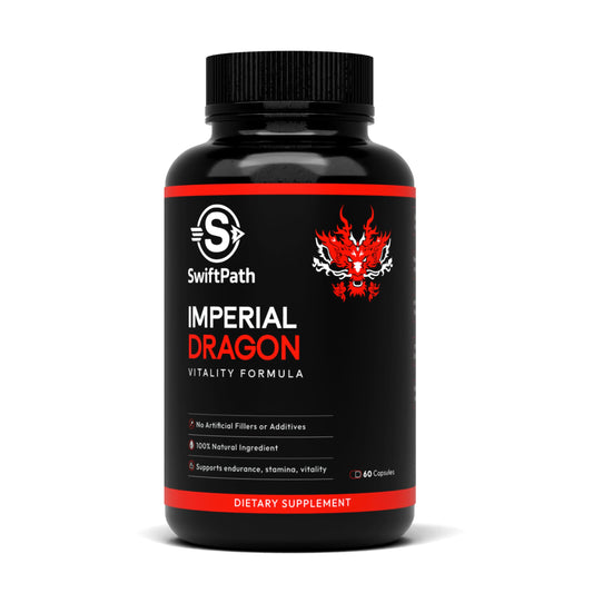Imperial Dragon Male Enhancement Pills for Men – Natural Testosterone Booster, Libido & Stamina Support – With Tongkat Ali, Horny Goat Weed, Maca, Shilajit – Energy & Performance Supplement