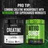 Jacked Factory Creatine Monohydrate Powder 150g - Creatine Supplement for Muscle Growth, Increased Strength, Enhanced Energy Output and Improved Athletic Performance 30 Servings, Unflavored