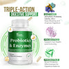 Dr. Vitamin Multi Enzymes, Pre and Probiotics for Digestive Health | 18 Active Enzymes & 1.5 Billion CFU Probiotics for Women & Men | Digestive Enzymes w/Prebiotics for Bloating Relief | 60 Capsules