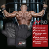 AYRO Ventilated Workout Gloves for Men & Women, Weightlifting & Gym Gloves with Built-in Wrist Wraps - Ideal for Fitness & Lifting (Vent Glove, Large)