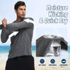 3 Pack Long Sleeve Shirts for Men - Dry Fit Moisture Wicking UV Sun Protection T-Shirts for Fishing Workout Athletic Gym