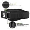 vorax Seektop Weight Lifting Belt Quick Locking Gym Weightlifting Lifting Belt for Bodybuilding Powerlifting Men and Women- 4 Inch WideBack Support Nylon Belt, for Cross Training, Squats, Workout, Lunges (Black-XL)