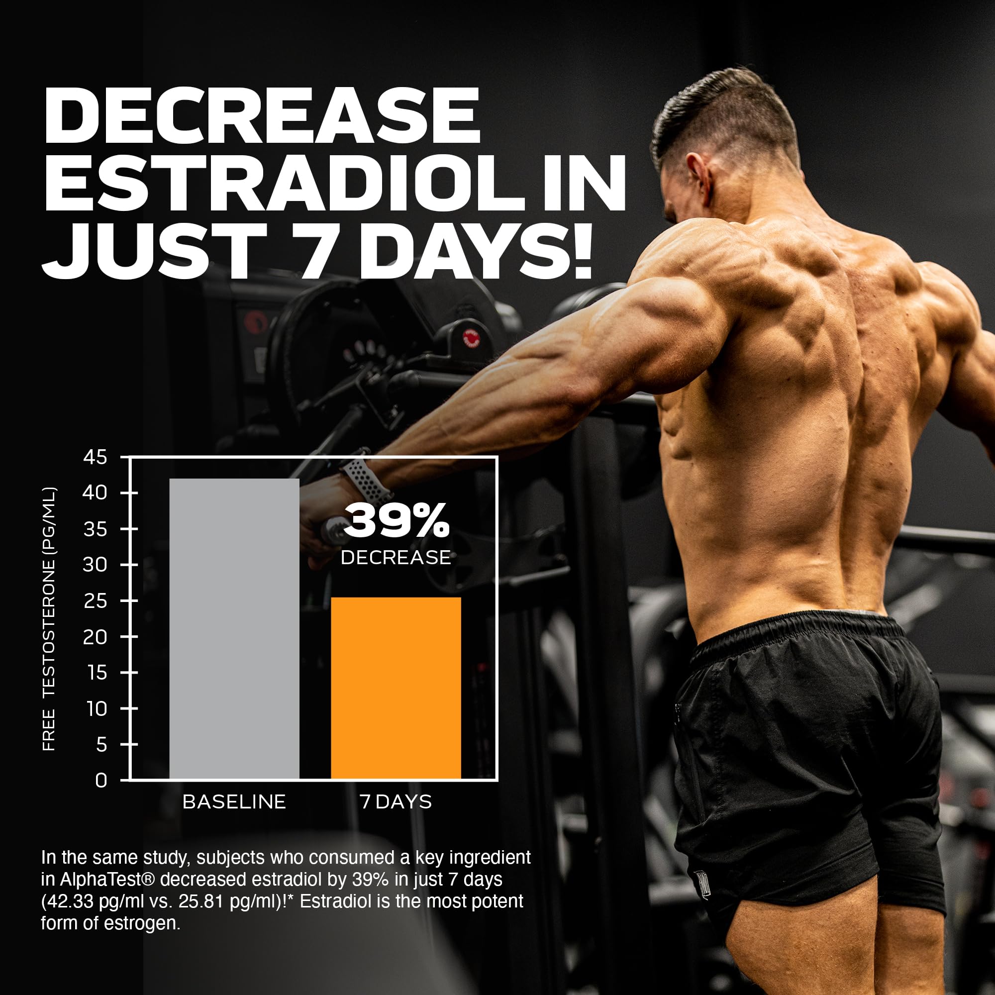 Potenciador de testosterona para hombres, MuscleTech AlphaTest, Tribulus Terrestris y suplemento de boro, ATP de máxima potencia y potenciador de pruebas, suplementos de entrenamiento diario para hombres, 120 pastillas (el paquete puede variar)