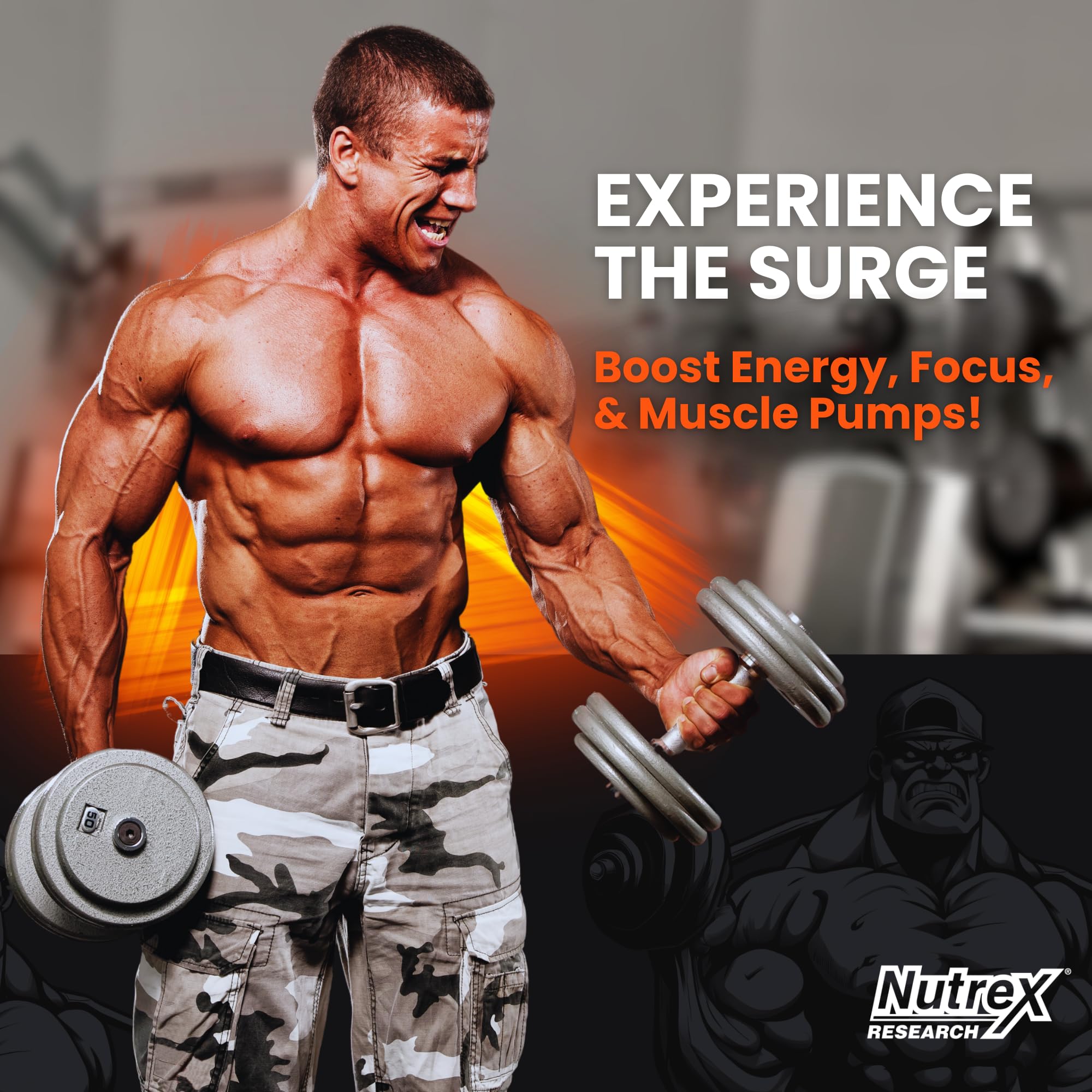 Nutrex Research Hemo-Rage Extreme High Stim Pre Workout Powder | Insane Lasting Energy, Focus, Endurance & Pump Booster Preworkout Supplement | Blueberry Lemonade 30 Servings