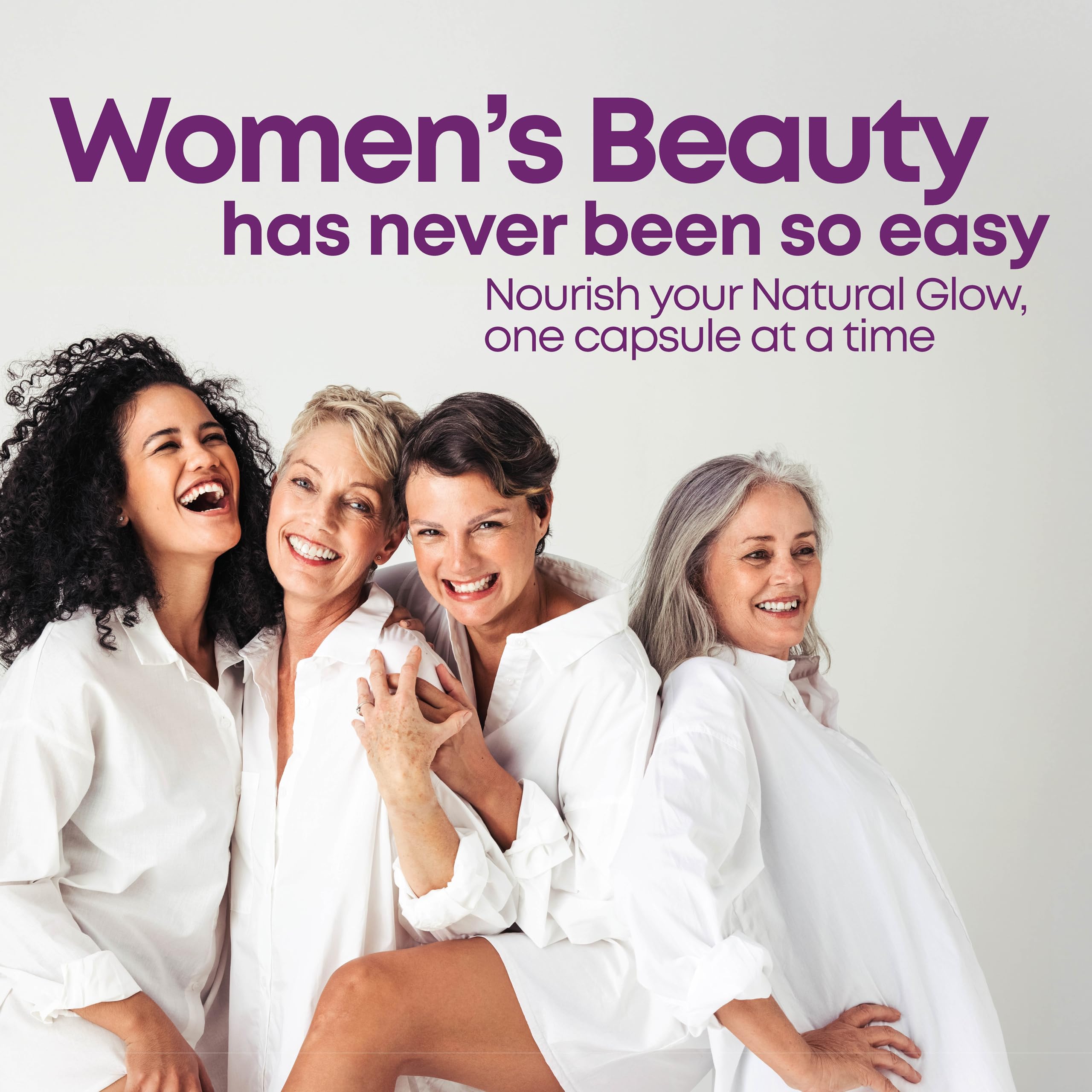 Rejuvicare Super Collagen Capsules for Beauty, Healthy Joints, Hair, Skin, & Nails, 90 Servings, Multi, (N8745)