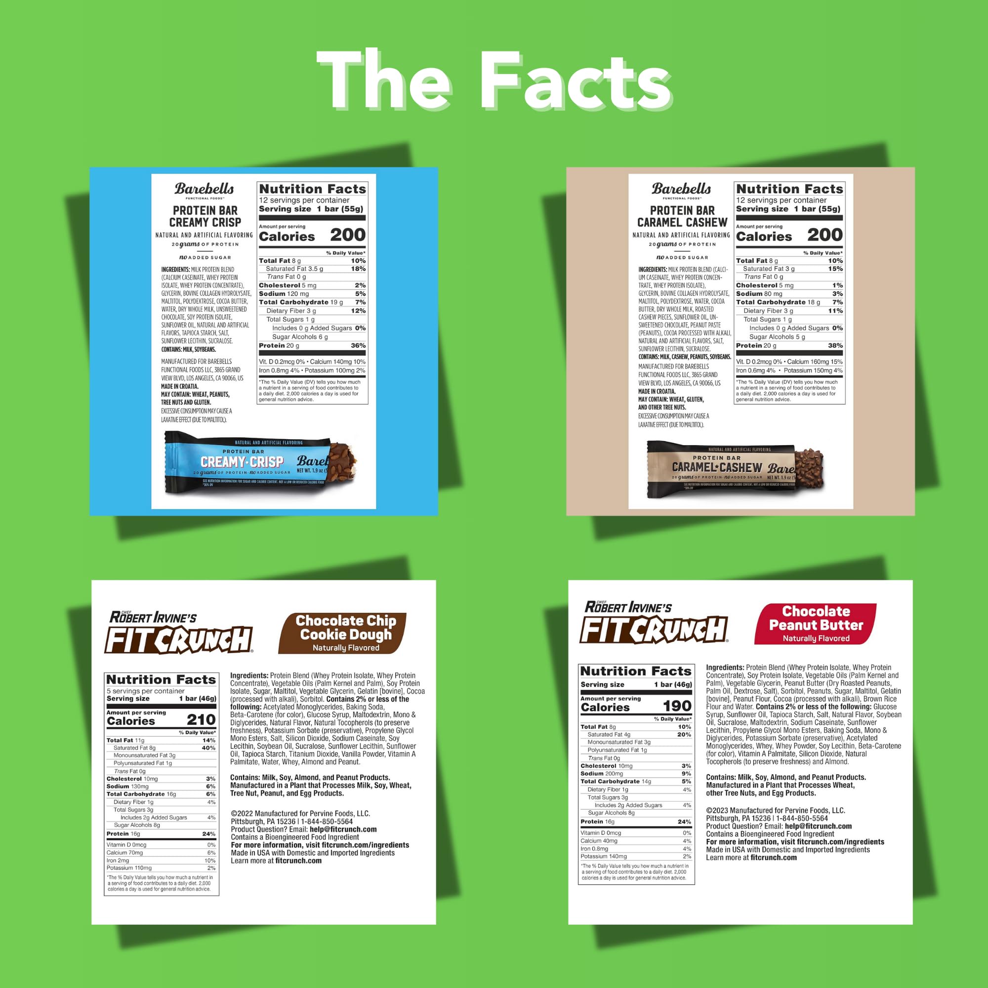 High Protein Bars, Fit Crunch & Quest Hero Bar Variety Box: High Protein Snack, Low Sugar, Low Carb, Keto Friendly- Sampler Pack of 9 Bars