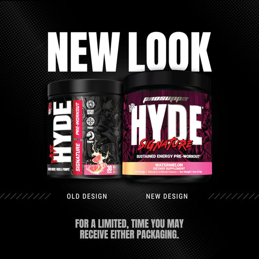 PROSUPPS Mr. Hyde Signature Series Pre-Workout Energy Drink – Intense Sustained Energy, Focus & Pumps with Beta Alanine, Creatine, Nitrosigine & TeaCrine (30 Servings Watermelon)