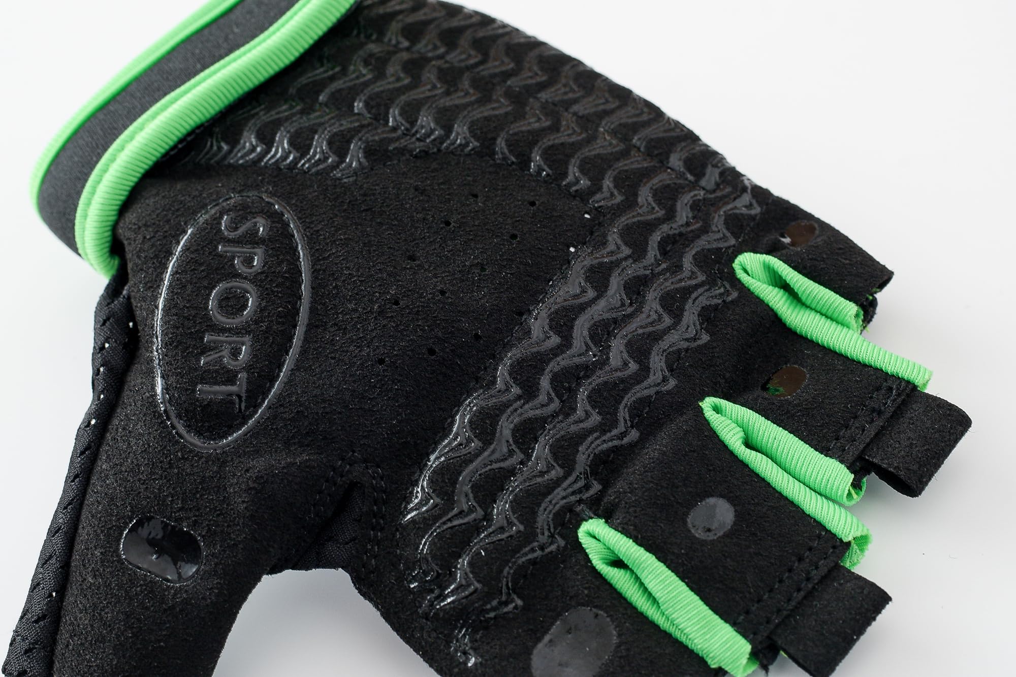 YIDATIKER Cycling Gloves for Men and Women Exercise Workout Gloves for Outdoor Sports, Gym, Weight Lifting, Rowing and Fishing(Green,M)