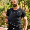 LBL Leading the Better Life Men's Workout Shirts Dry Fit Moisture Wicking Short Sleeve Mesh Athletic T-Shirts Black L