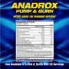 MHP Anadrox Pump & Burn, Nitric Oxide Fat Burning Inferno, 112 capsules