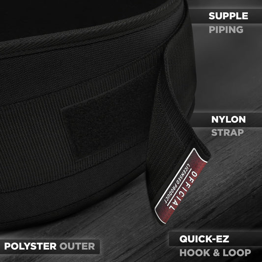 RDX Weight Lifting Belt AUTO Lock, 6.5” Padded Back Support, Men Women Gym Fitness Strength Training, Bodybuilding Powerlifting Weightlifting Workout, Deadlift Squat, Pro Exercise Equipment