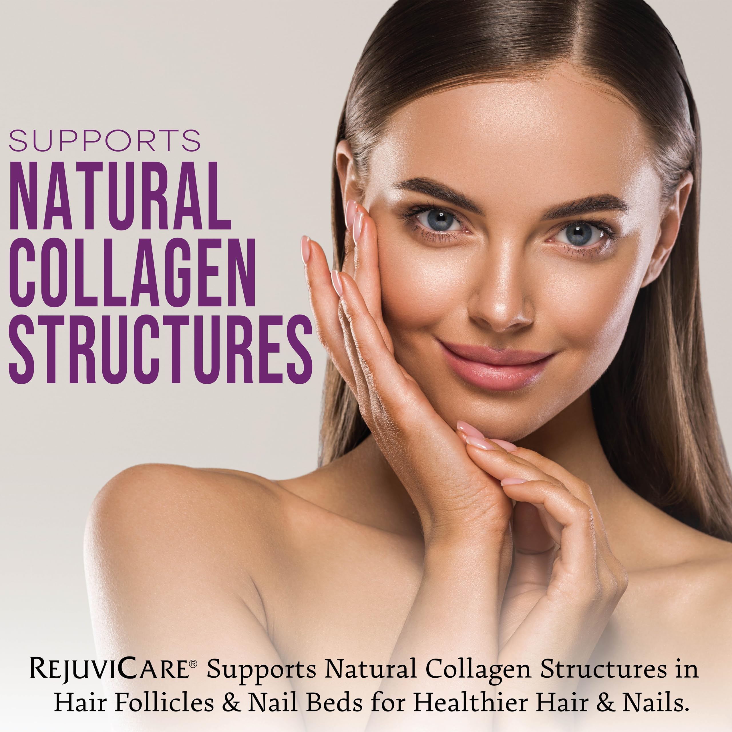 Rejuvicare Super Collagen Capsules for Beauty, Healthy Joints, Hair, Skin, & Nails, 90 Servings, Multi, (N8745)