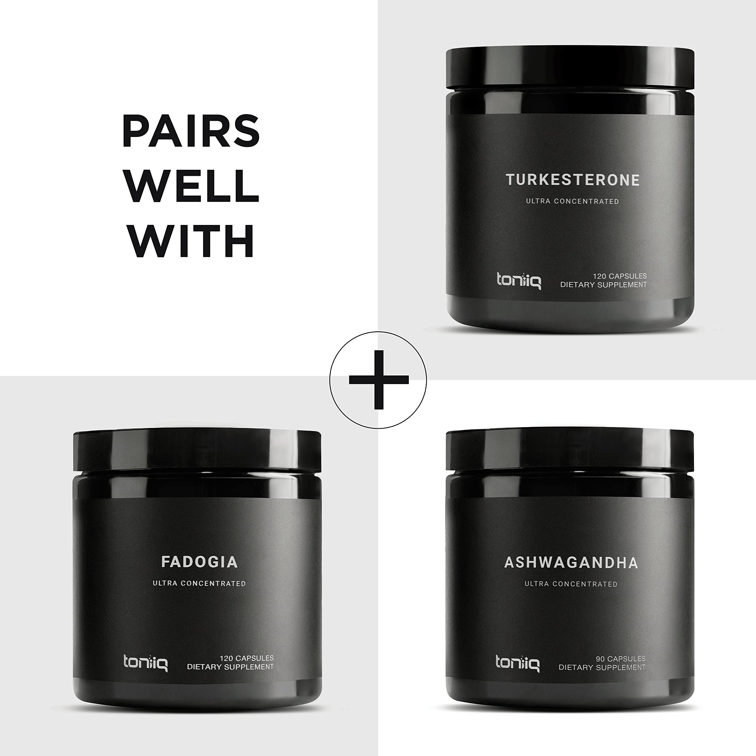 Toniiq Ultra High Strength Tribulus Capsules - 95% Saponins - 1300mg Concentrated Extract Formula - 120 Caps