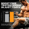 Potenciador de testosterona para hombres, MuscleTech AlphaTest, Tribulus Terrestris y suplemento de boro, ATP de máxima potencia y potenciador de pruebas, suplementos de entrenamiento diario para hombres, 120 pastillas (el paquete puede variar)