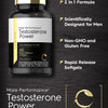 Carlyle Testosterone Power for Men | 60 Rapid Release Softgels | Non-GMO, Gluten Free Supplement