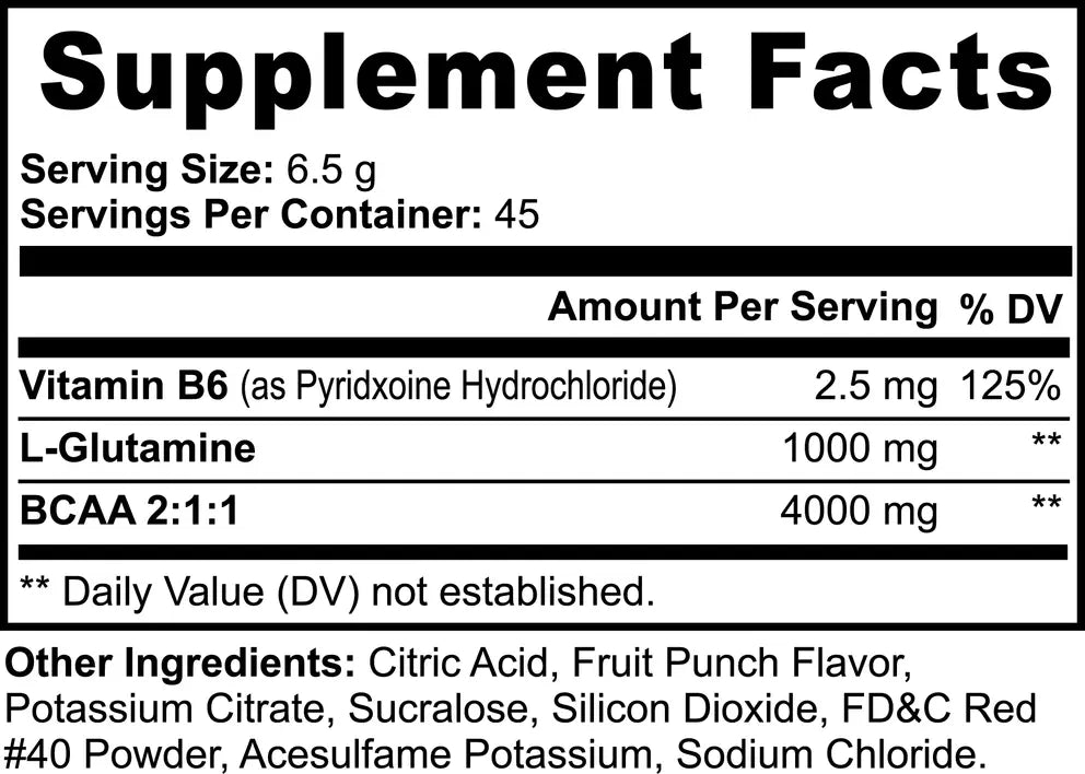 Physique Twins BCAA Shock Powder – Fruit Punch