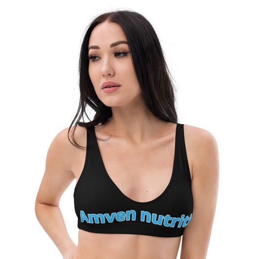 Sujetador bikini reciclado con relleno all over