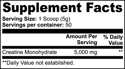 Creatine( White label)