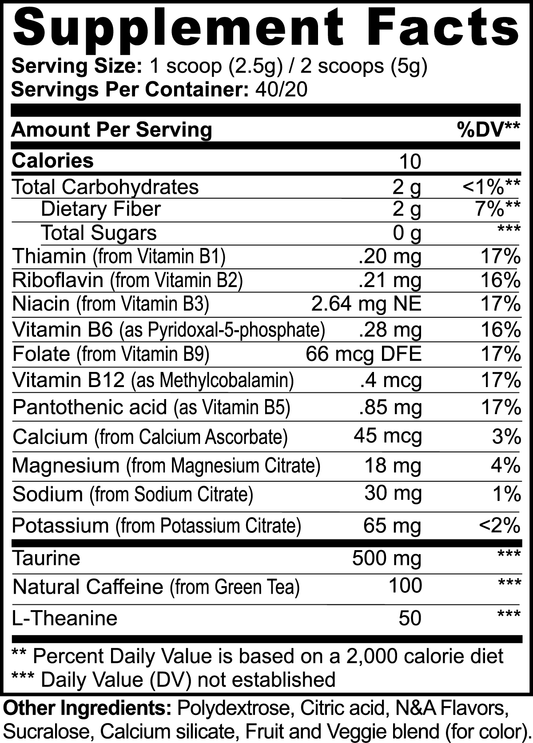 Energy Powder (White Label)