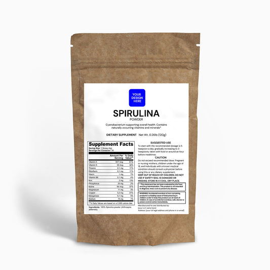 SPIRULINA ( WHITE LABEL)